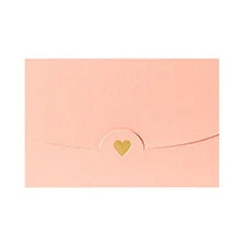(20 pieces/lot) 10.5*7CM Small Greeting Card Name Card Envelope Hot Stamping Love Pearlescent Paper Mini Envelopes Peaceful Pleasures Health and Wellness 20pcs Pink