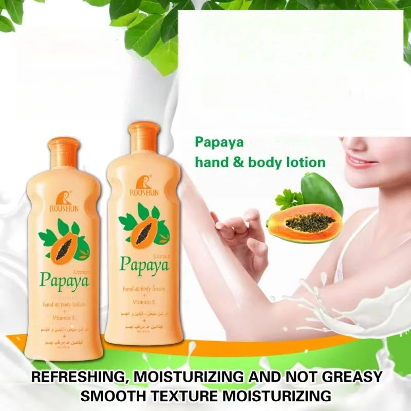ROUSHUN Papaya Body Lotion – Hydrating & Nourishing Moisturizer