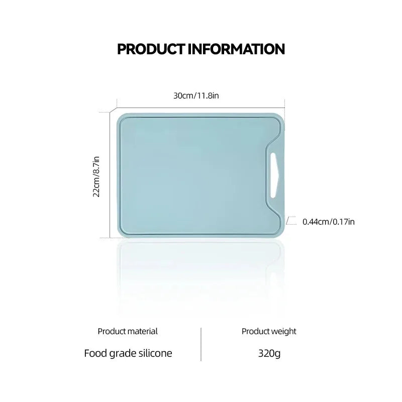 Hot Silicone Cutting Board Non-Slip Kitchen Mat for Meat and Vegetable Dishwasher Safe Silicone Chopping Boards BPA Peaceful Pleasures Health and Wellness