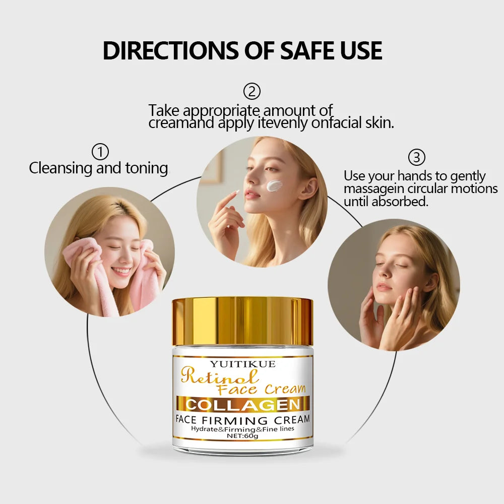 Retinol & Niacinamide Day & Night Moisturizing Cream 60g Face Moisturizer Cream Peaceful Pleasures Health and Wellness