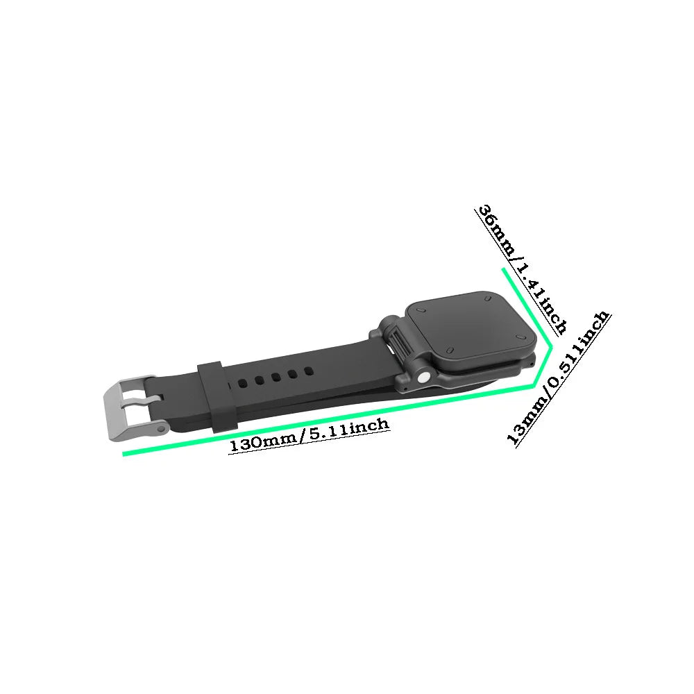 Magnetic Silicone Wrist Strap Mount For Insta360 Go Ultra Camera Supports horizontal Vertical Shooting Unlocking Multiple Angles Peaceful Pleasures Health and Wellness Default Title