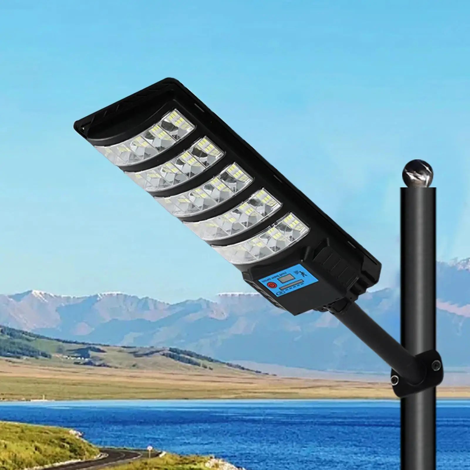 Solar Street Lights Outdoor Waterproof Motion Activated Sensor Lamp Remote Control Lights Dusk to Dawn for Patio Driveway Peaceful Pleasures Health and Wellness