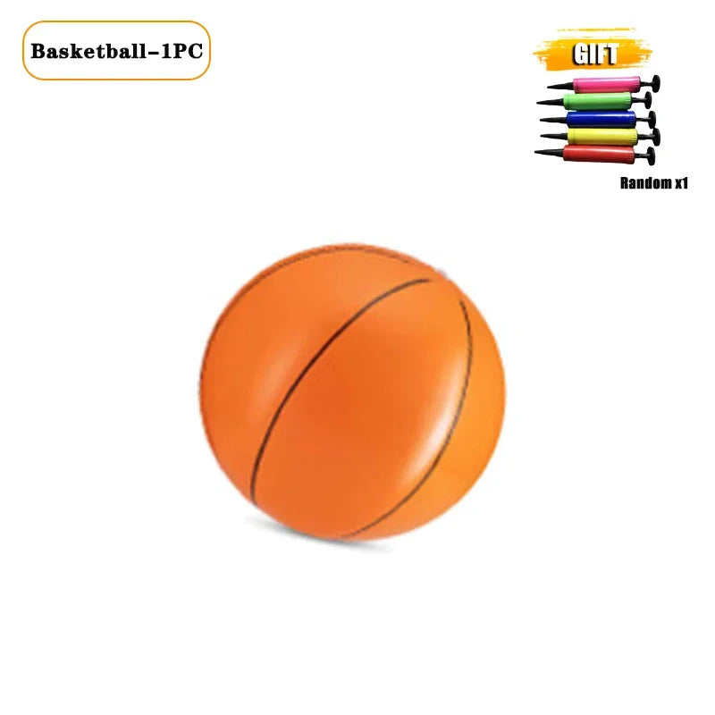Inflatable Sports Balls Set – Football Basketball Baseball Party