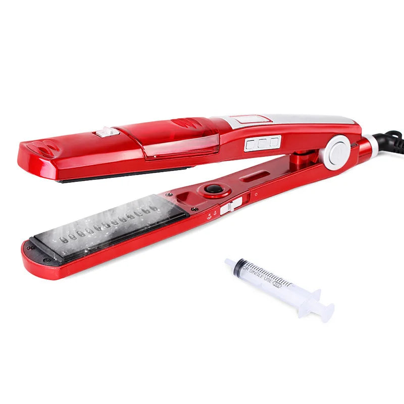 Steam Flat Iron Hair Straightener Professional Hair Curler Titanium Ceramic Hair Straighting Curling Iron Hair Care Styling Tool Peaceful Pleasures Health and Wellness