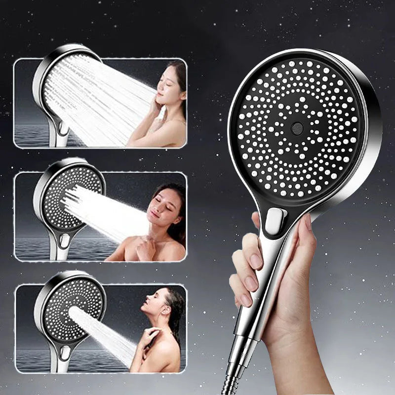 3-Mode High Pressure Handheld Shower Head | Easy Install
