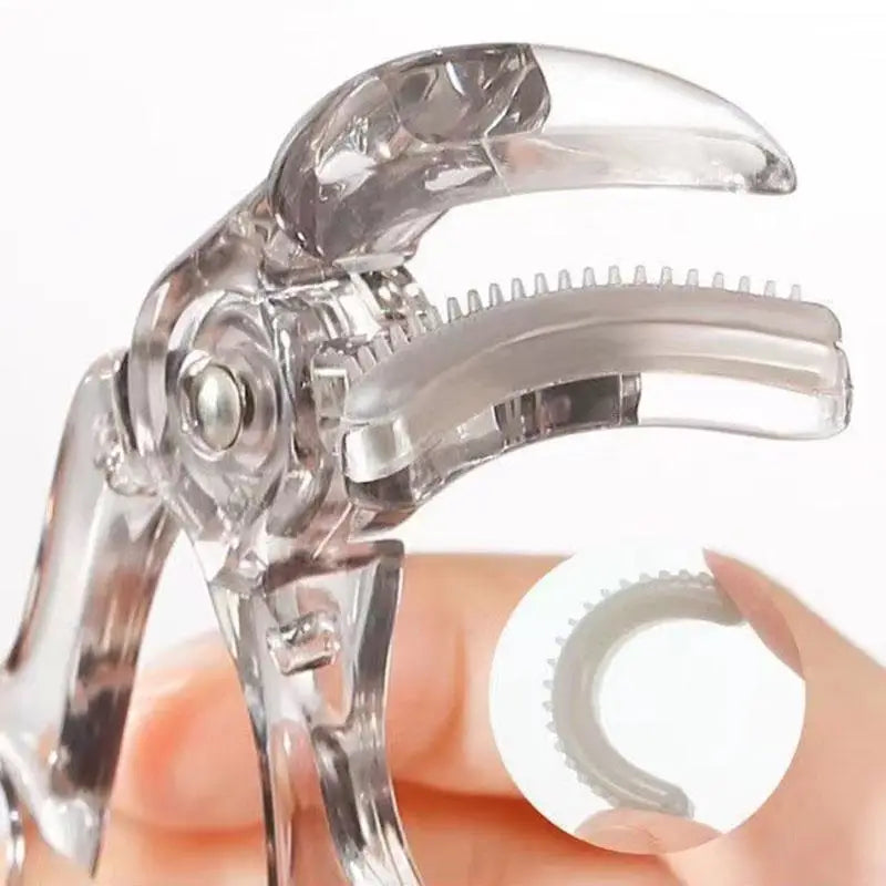 Portable Wide-Angle Eyelash Clip Lasting Eyelash Curler With Frameless Toothed Comb Professional Curling Tool Eye Makeup Tool Peaceful Pleasures Health and Wellness