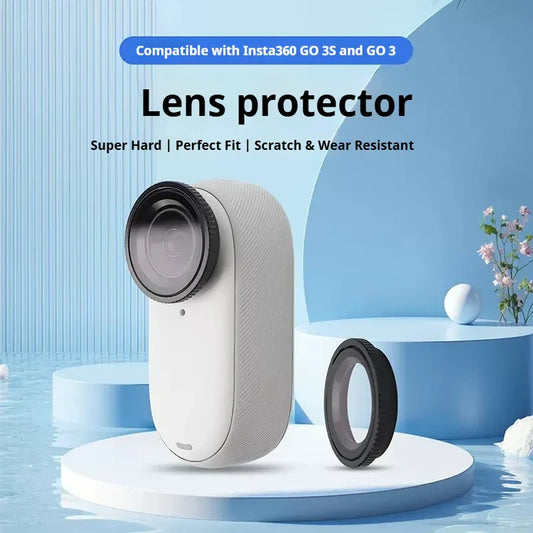 Tempered Glass Lens Cover for Insta360 GO3 GO3S GO2 Camera Lens Cover Oasis Select