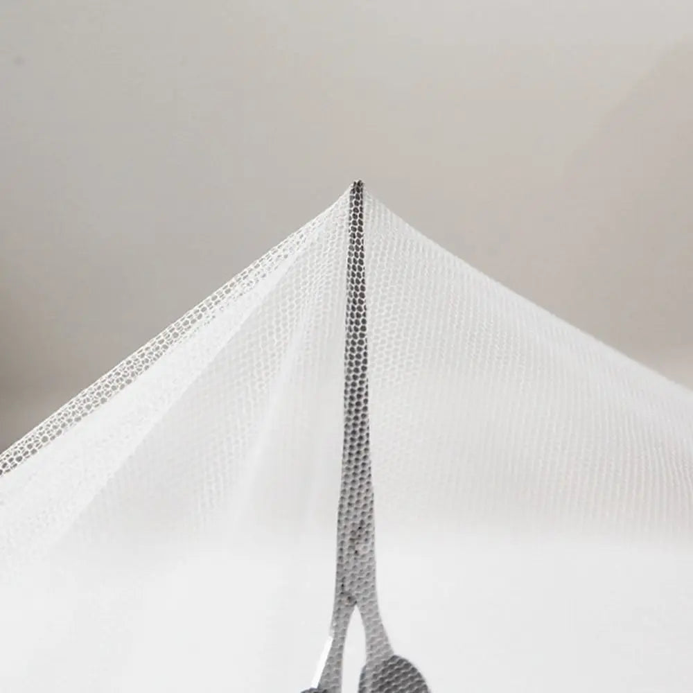Floral Print Mosquito Net – Breathable Square Bed Canopy