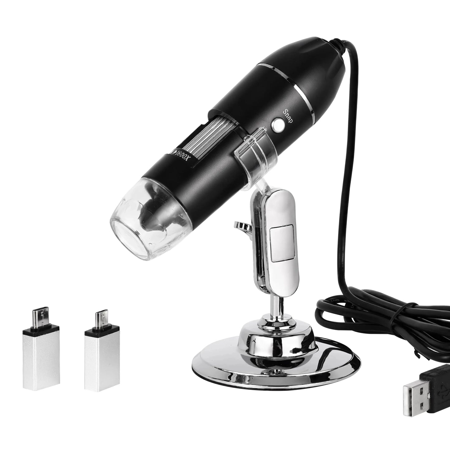 1600X USB Digital Microscope 1080P HD – 8 LEDs, PC & Android