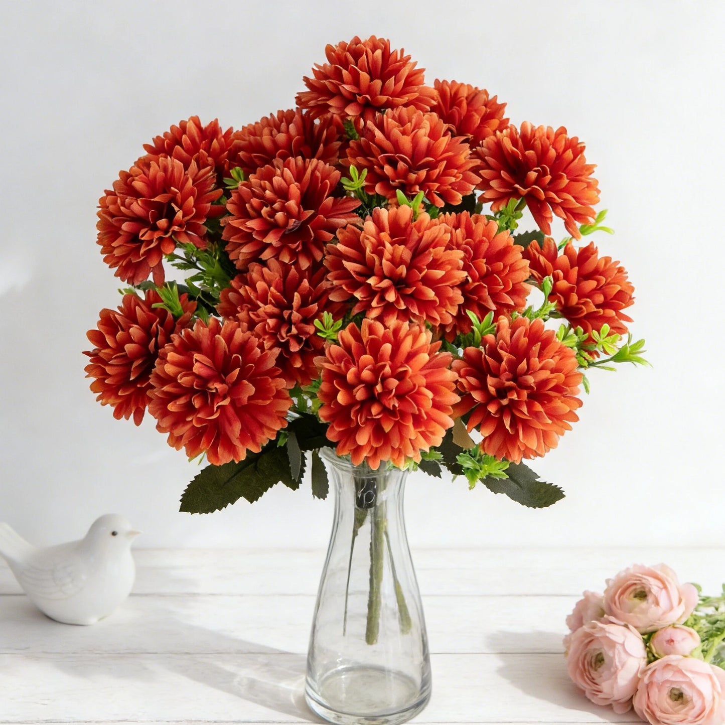 Silk Ball Chrysanthemum Artificial Flowers – Wedding & Home Décor