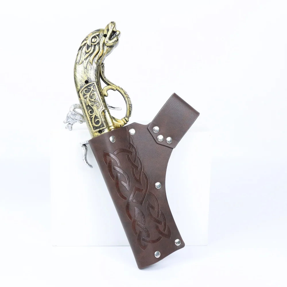 Medieval Viking Knight Belt Sword Sheath Halloween Cosplay Weapon