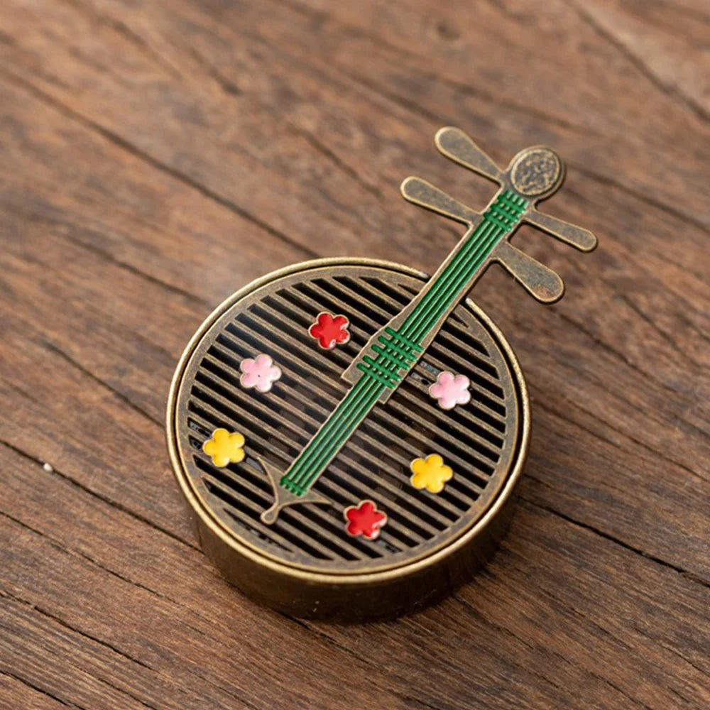 Creative Vintage Hollow Out Metal Incense Burner Holder Exquisite Hill Shape Incense Burner For Yoga Home tea ceremony ornaments Peaceful Pleasures Health and Wellness Pipa furnace