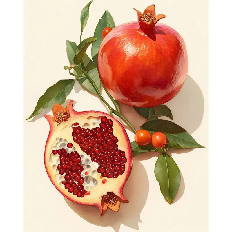 Pomegranate Paint by Numbers Kit – DIY Canvas Art 60x75cm