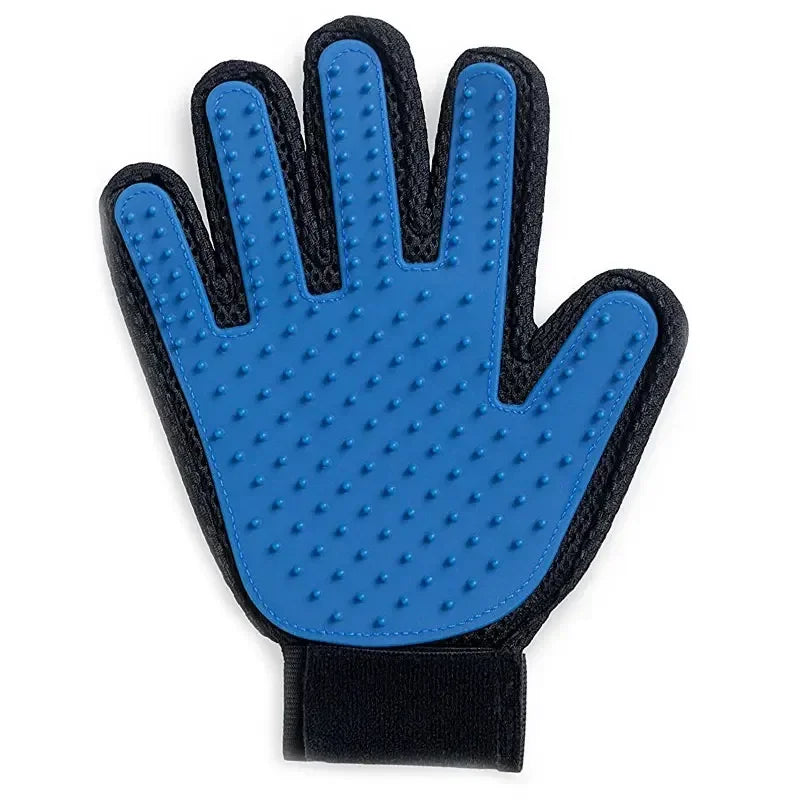 Silicone Pet Grooming Glove – Cat & Dog Hair Removal Brush