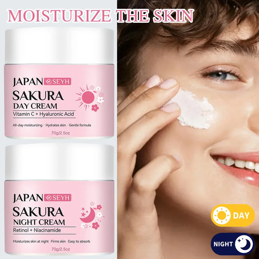 Day & Night Repair Cream Set – Retinol, Vitamin C & Niacinamide Anti-Aging Face Cream Oasis Select