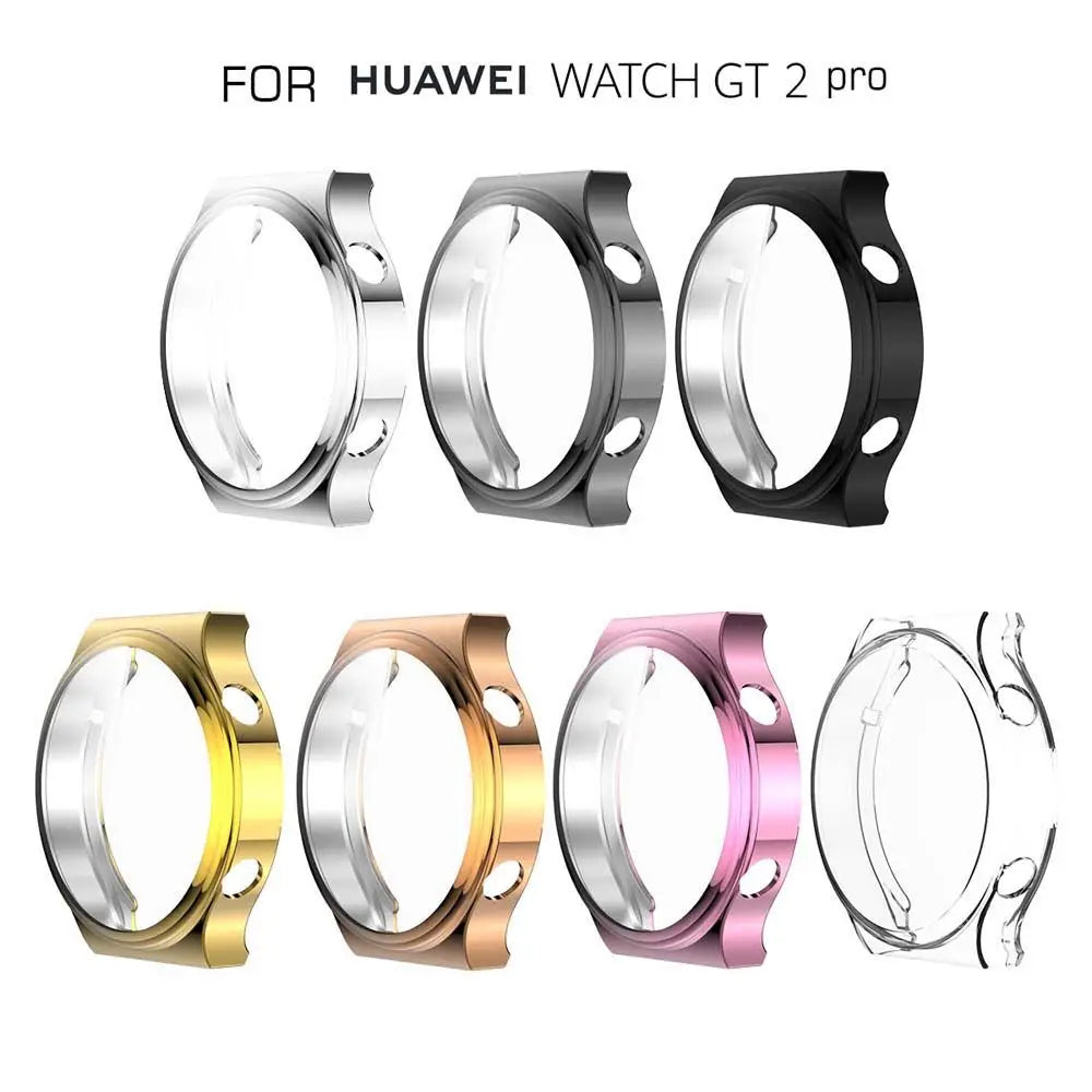 thin SmartWatch Accessories Clear Smart Watch Protector For Huawei watch gt 2 pro Case Watch Frame Cover Full Protective Cover Peaceful Pleasures Health and Wellness