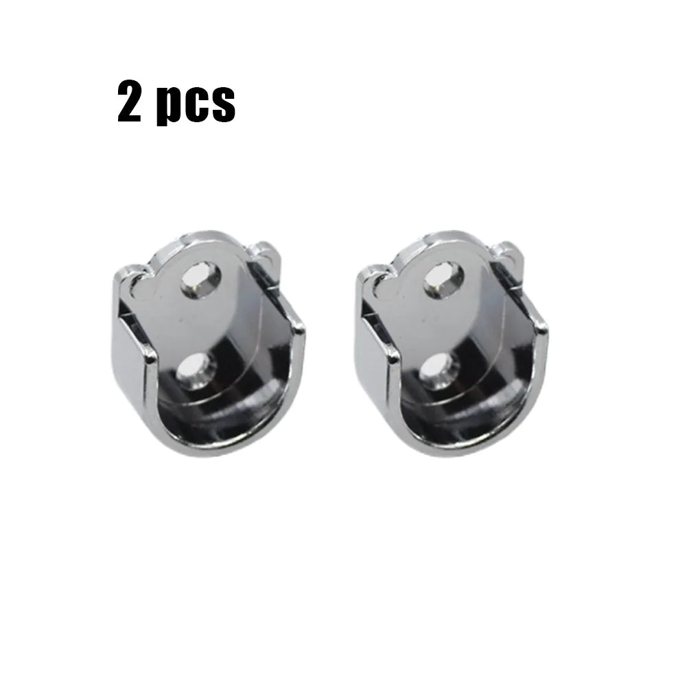 Wardrobe Bracket Heavy Duty Rod Socket Flange Holder Closet End