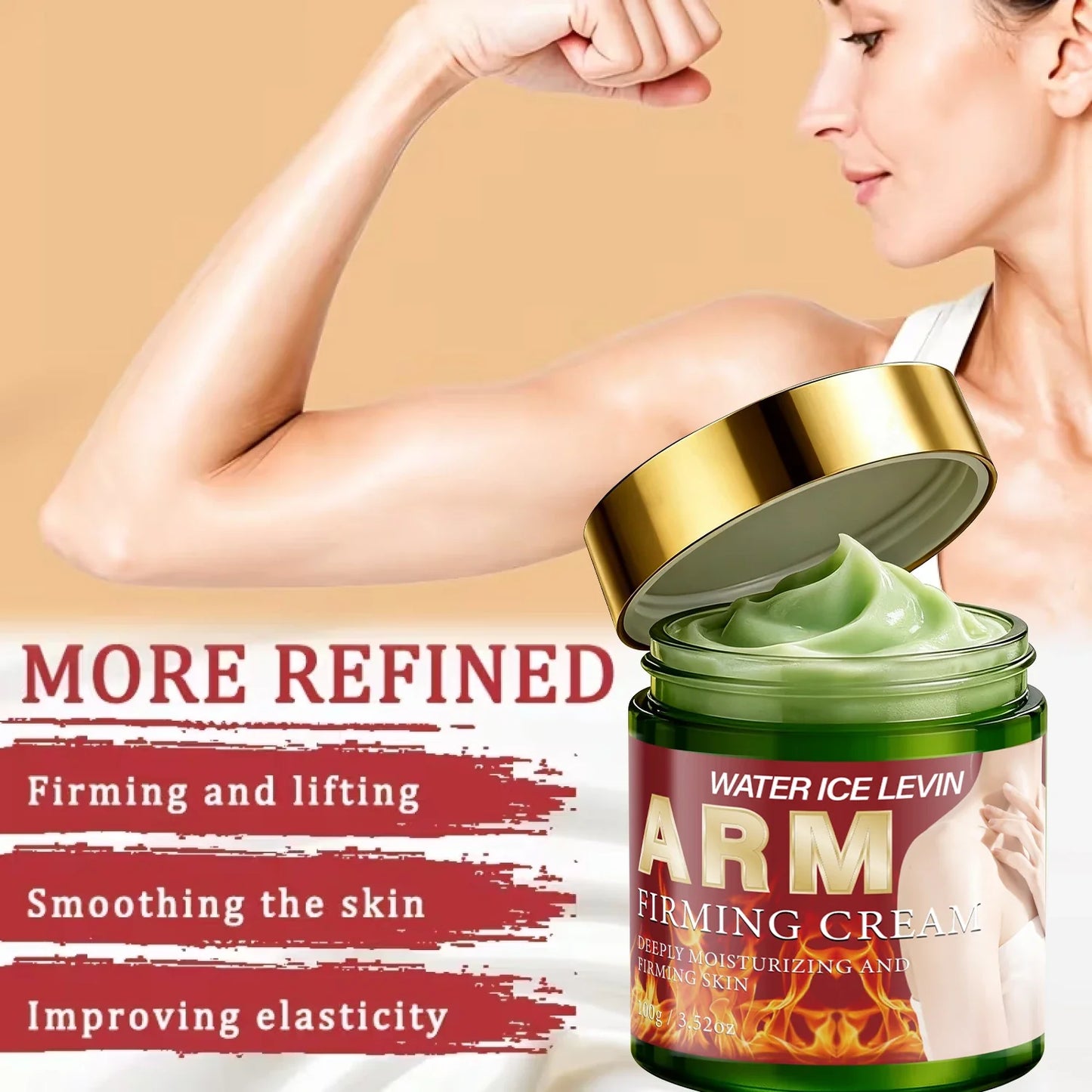 Magnesium Arm Firming Cream – Moisturizing & Tightening Skin