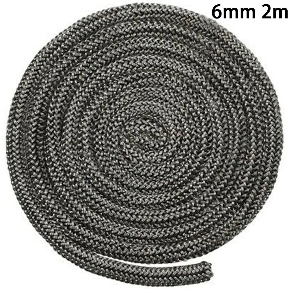 2m Fiberglass Rope Seal Wood Burning Stove Door Self-adhesive