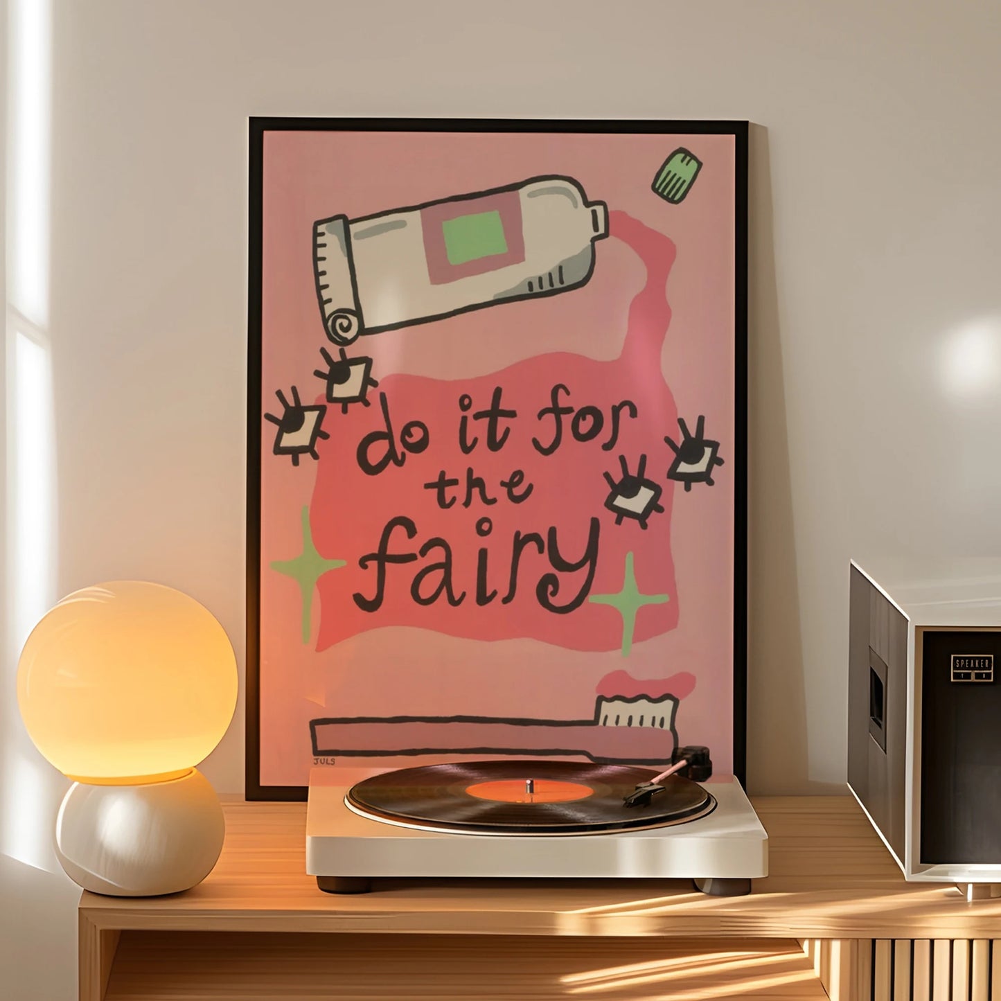 Fairy Quote Canvas Wall Art Print | Home & Bedroom Decor