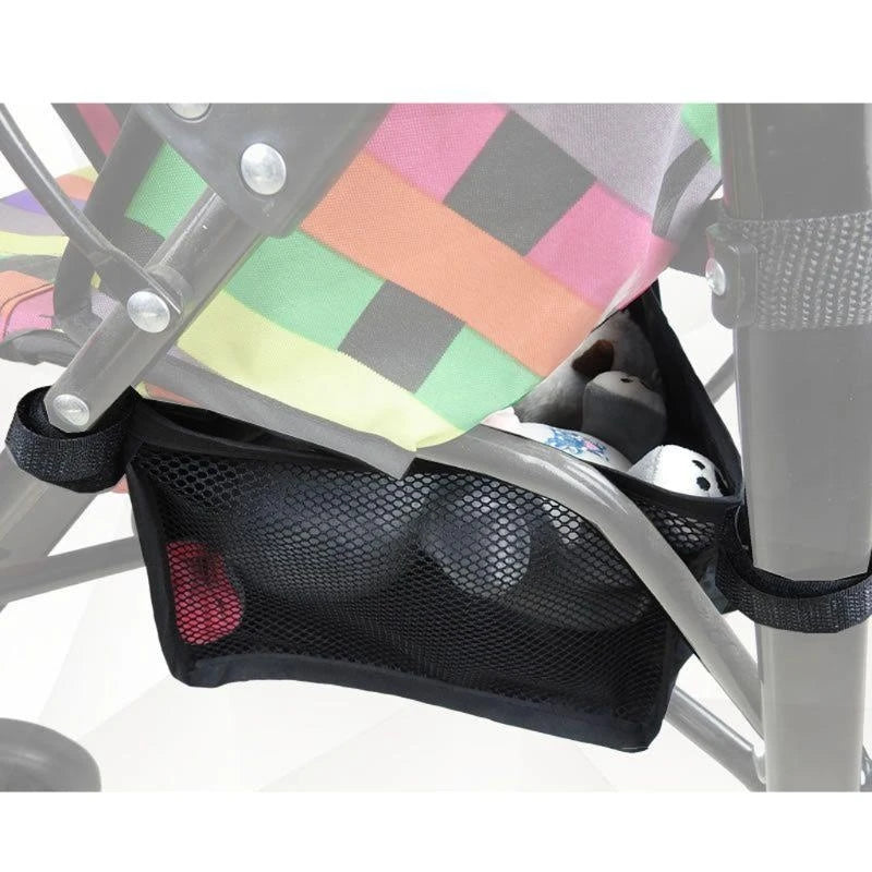 Baby Stroller Hanging Basket – Large & Small Storage Bag