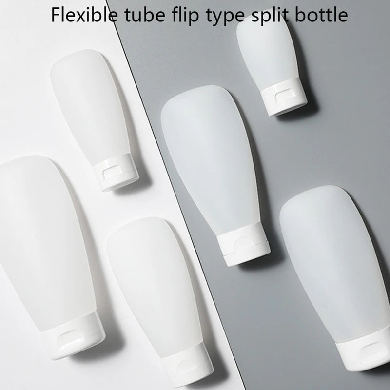 1Pcs 30/60/100ml Portable Travel Bottles Set Leak Proof Plastic Tubes Toiletries Containers Makeup Lotion Bottles for Cleaner Peaceful Pleasures Health and Wellness