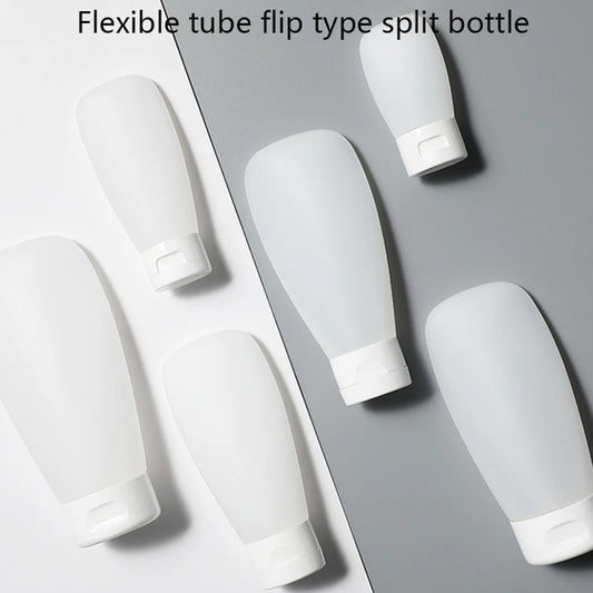 1Pcs 30/60/100ml Portable Travel Bottles Set Leak Proof Plastic Tubes Toiletries Containers Makeup Lotion Bottles for Cleaner Peaceful Pleasures Health and Wellness