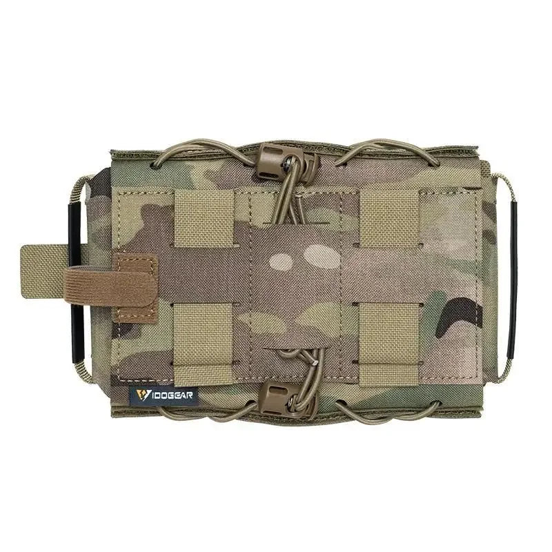 Tactical Medical Pouch Detachable First Aid Kit Quick-release Medical Kit Laser Cut MOLLE Emergency Survival Bag for Outdoor Peaceful Pleasures Health and Wellness