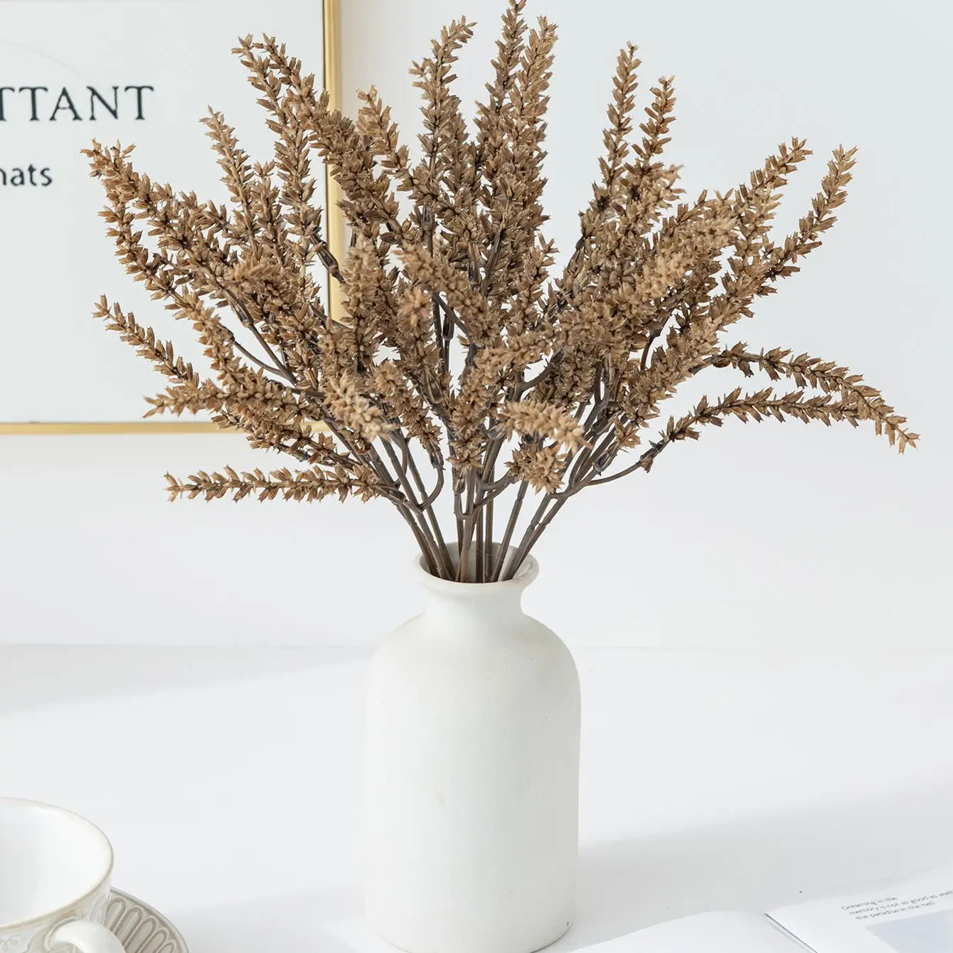 Artificial Wheat Ear Stems | Wedding & Home Garden Decor