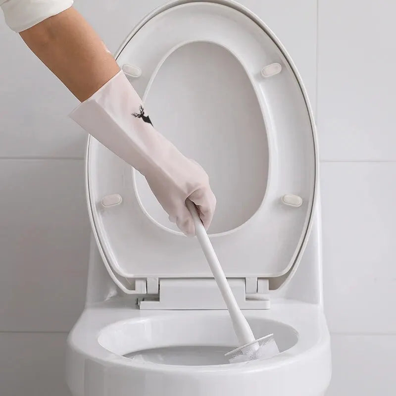 Waterproof Rubber Cleaning Gloves – Dishwashing & Laundry