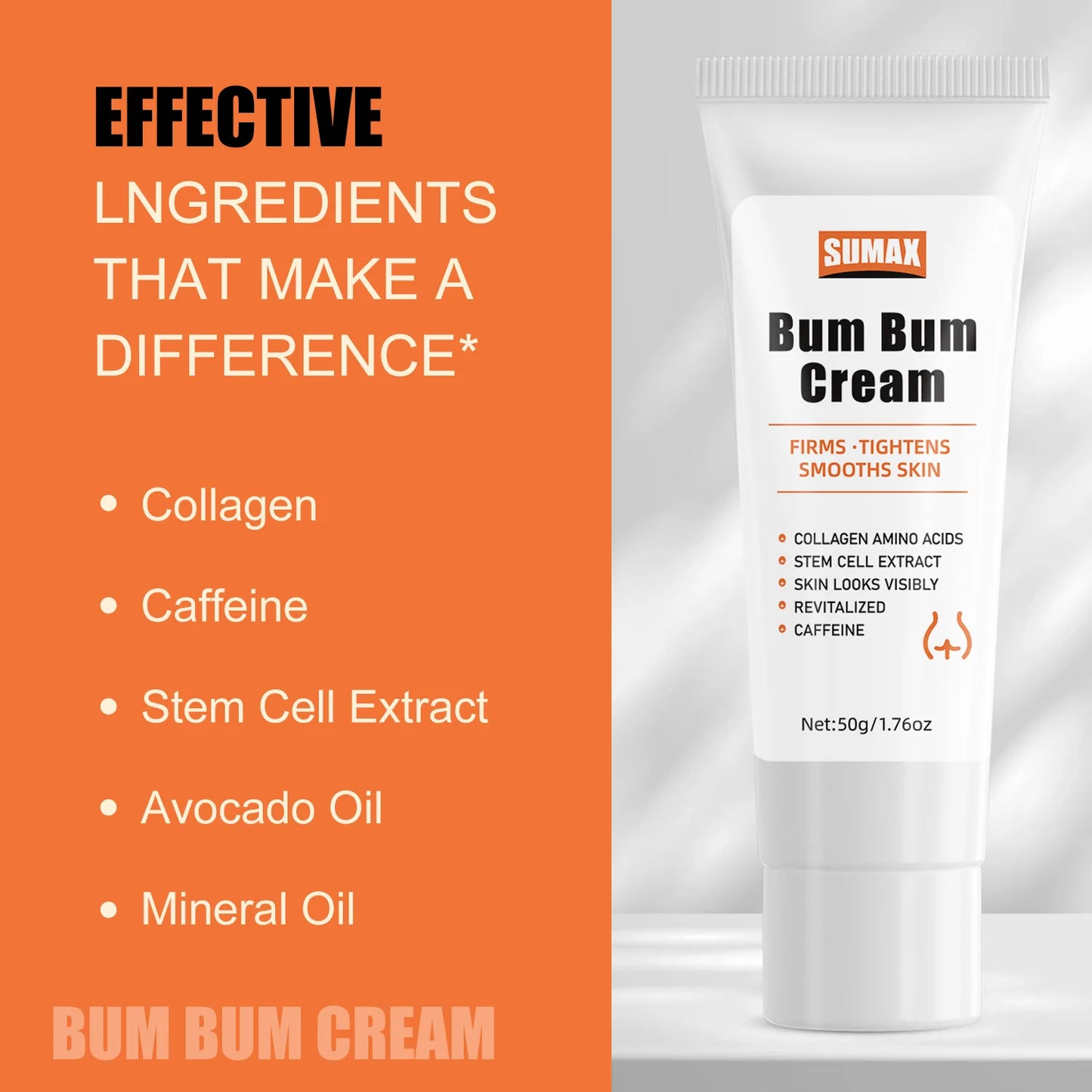 Hip Firming & Tightening Cream – Slimming Bum Bum Cream 50g