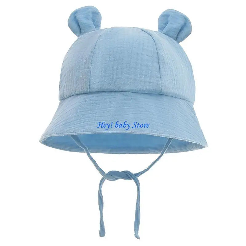 Baby Wide Brim Sun Hat | Soft Breathable UPF Bucket Cap 3–12M
