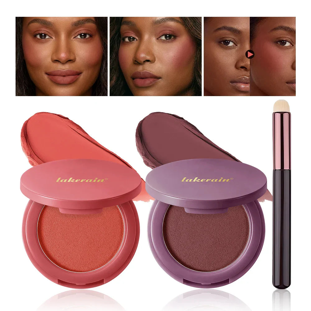 Soft Poke Matte Bouncy Blush & Brush – Long-Wear Cream