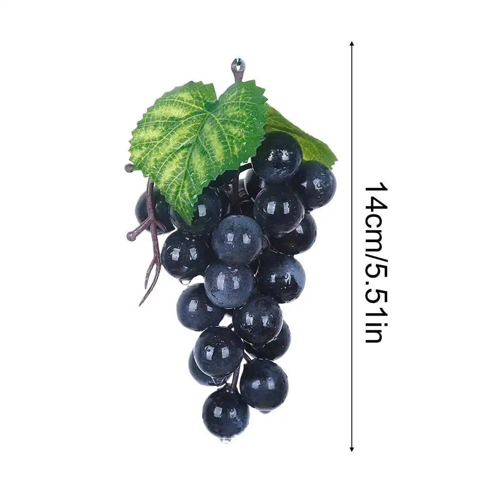 Artificial Grape Bunch – Faux Fruit Decor, Display & Photo Prop