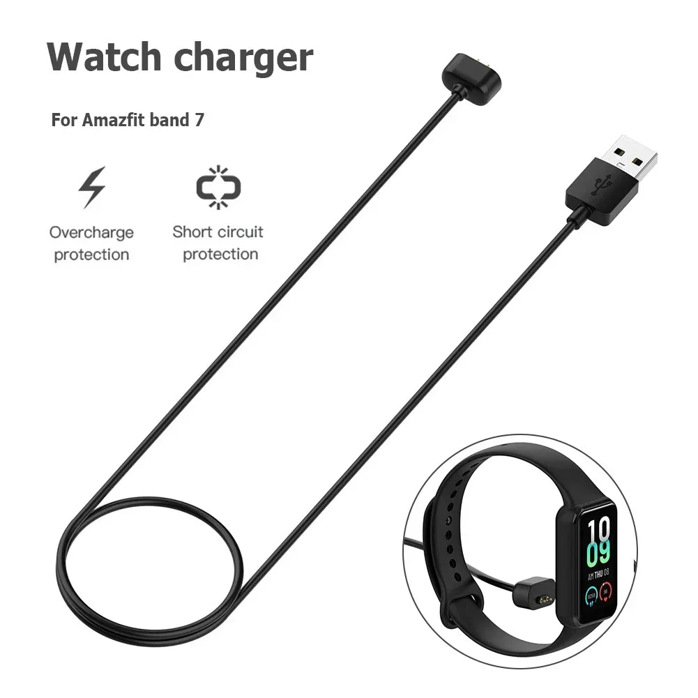 Amazfit Band 7 Charging Cable – 1M Portable Charger Cord Peaceful Pleasures Health and Wellness