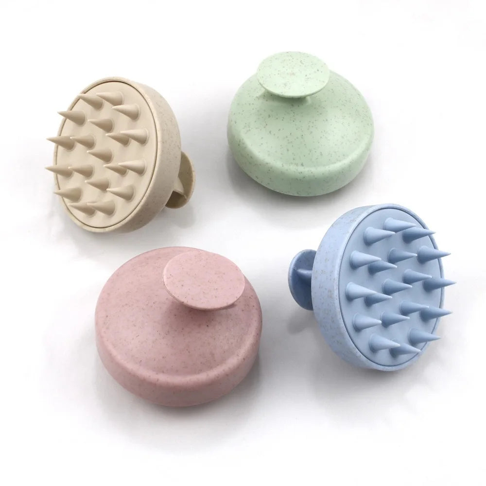 Silicone Scalp Massage Shampoo Brush – Hair & Body Shower