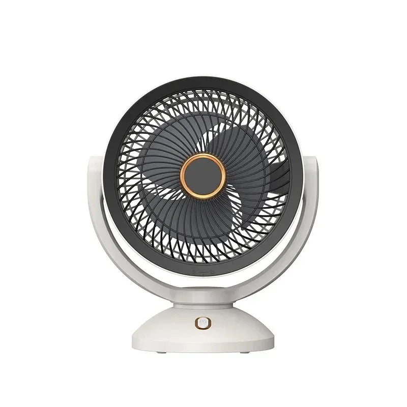Cordless Portable 4000mAh Wireless Fan Quiet Cooling Air Circulator for Desktop Wall Mount Ventilator Cooler Peaceful Pleasures Health and Wellness Not Rechargeable