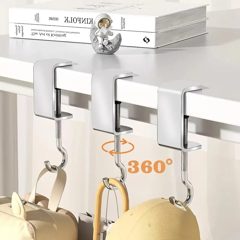 Heavy Duty No Drill Adhesive Wall Hooks – No Nail, Multi-Use
