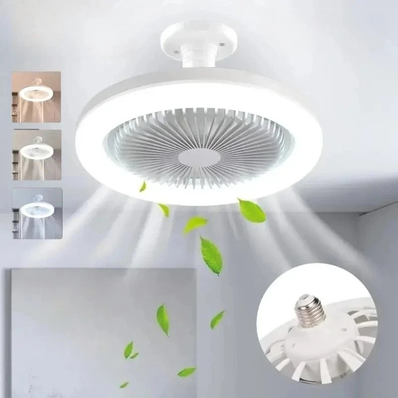 Smart Ceiling Fan Remote Control E27 Light Base | Bedroom