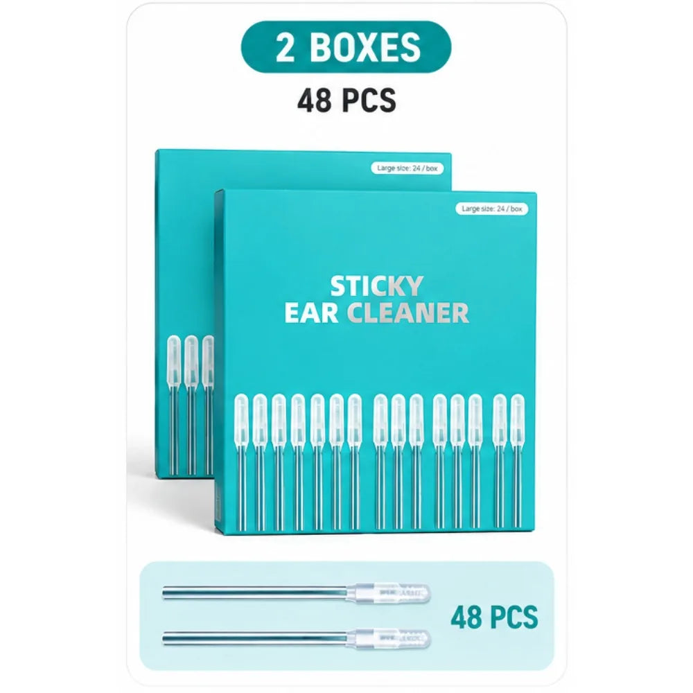 Silicone Ear Wax Cleaner & Sticky Ear Pick Kit – 24 Pcs