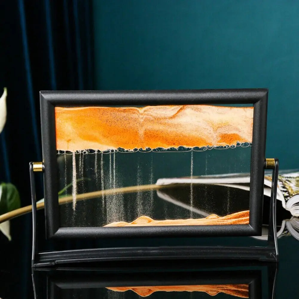 Rotatable 3D Sand Art Picture | Flowing Sandscape Home Décor