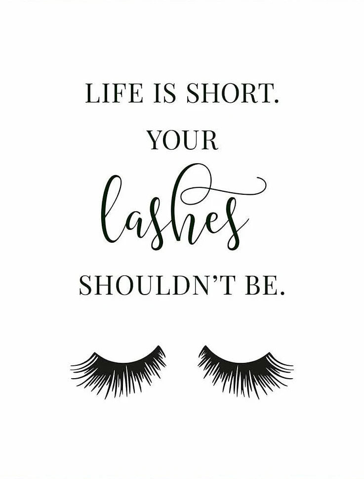 Makeup Quote Canvas Wall Art | Beauty Salon Decor Print