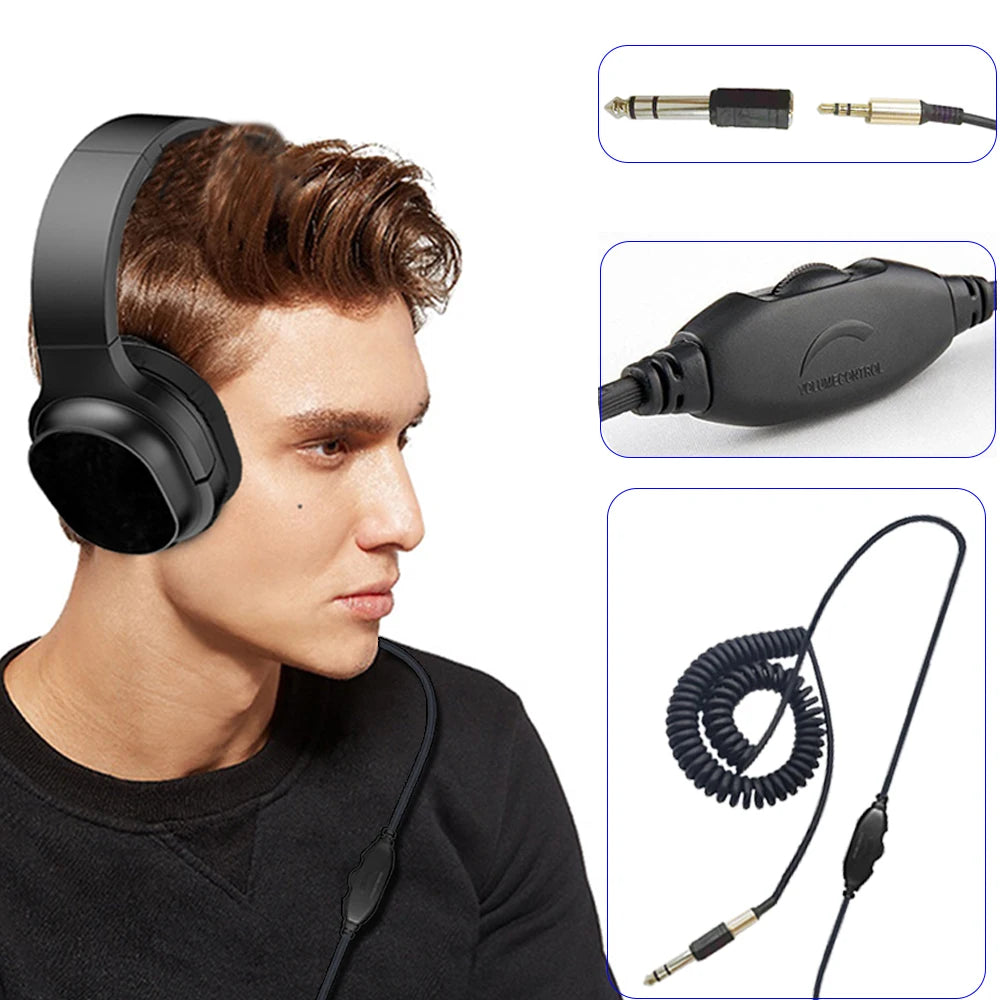 Metal Detector earphone Professional Metal Detector such as MD-6250 TX-850 Headphone Round hole Metal Detector headset Peaceful Pleasures Health and Wellness