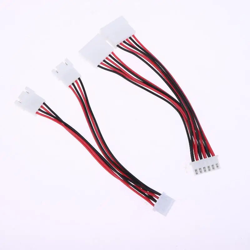 3Pcs/pack XH2.54MM Y-Splitter Cable Male To 2 Female Connector 26AWG Power Extension Cord 2/3/4/5/6 Pin Splitter Cable Adapter Peaceful Pleasures Health and Wellness