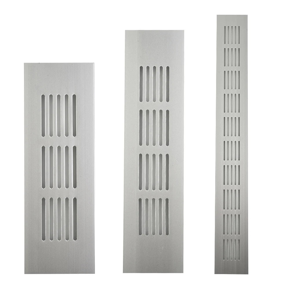 Aluminium Rectangular Cabinet Wardrobe Air Vent Grille Ventilation