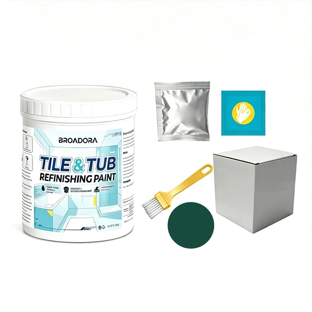 Tile & Bathtub Refinishing Paint Kit – Waterproof DIY Coating