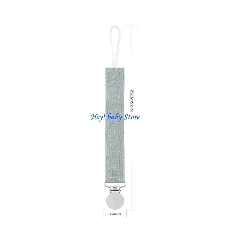 Baby Pacifier Chain Clips 4-Pack | Soother Holder Newborns
