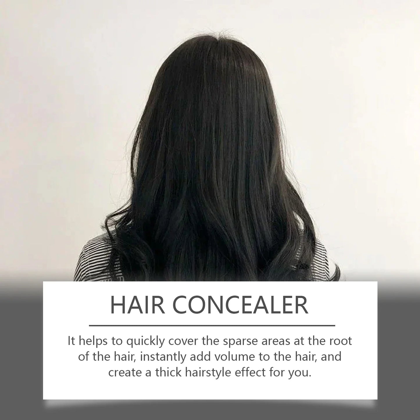 HOEGOA 50ml Hair Root Concealer – Waterproof Gray Cover Liquid