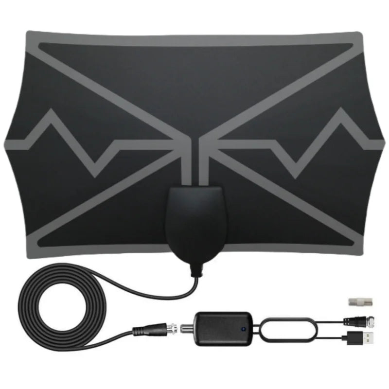 4K Indoor TV Antenna with Amplifier – DVB-T2 HD Reception