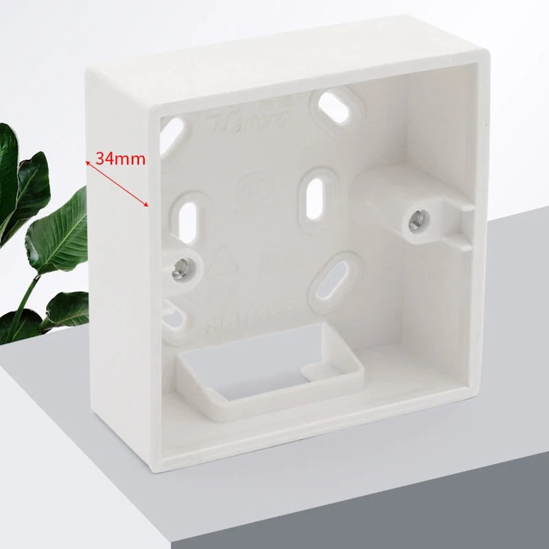 High Quality External Mounting Box For 86mm*86mm*34mm Standard Switches And Sockets Apply For Any Position Of Wall Surface Peaceful Pleasures Health and Wellness